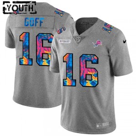 Camiseta Niño NFL Detroit Lions Jared Goff 16 Nike 2020 Multicolor Gris